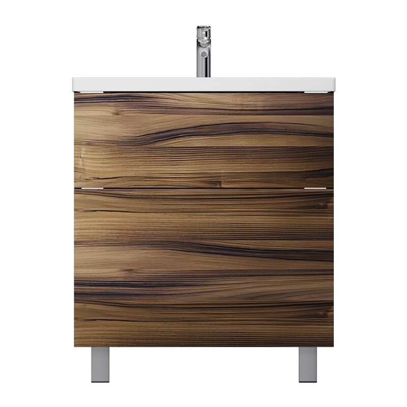 Изображение товара Тумба под раковину Am.Pm Gem M90FSX0752HF 75 см напольная с ящиками орех