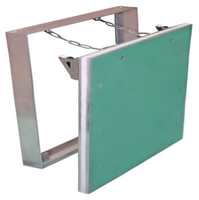 Изображение товара Сантехнический люк Revizor Т-34 60x40 см под плитку, алюминий, Россия