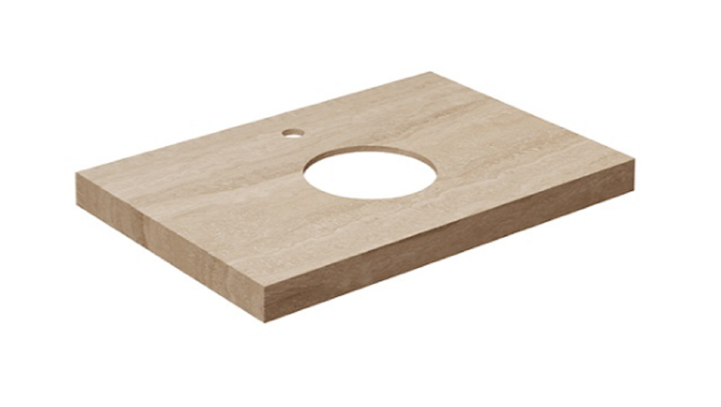 Изображение товара Столешница Kerama Marazzi Plaza Classic Neo Риальто 70 см керамогранит бежевый