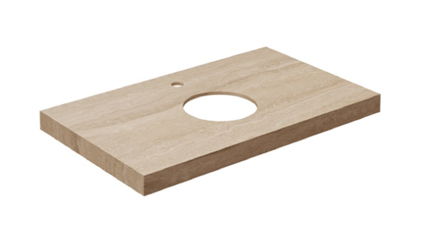 Изображение товара Столешница Kerama Marazzi Plaza Classic Neo/Плаза Классик Нео CN80.SG560420R, 80 см, керамогранит, цвет бежевый натуральный Изображение товара Столешница Kerama Marazzi Plaza Classic Neo/Плаза Классик Нео CN80.SG560420R, 80 см, керамогранит, цвет бежевый натуральный