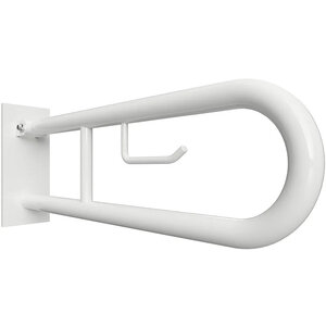 Изображение товара Поручень откидной Bemeta Help 301407303 76.6 см белый сталь