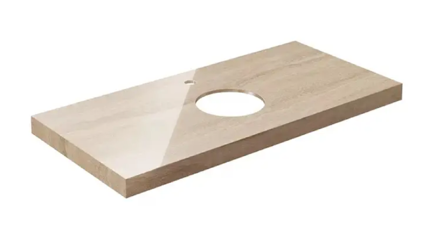 Изображение товара Столешница Kerama Marazzi Canaletto Риальто CN100.SG560422R, 100 см, керамогранит, цвет бежевый лаппатированный Изображение товара Столешница Kerama Marazzi Canaletto Риальто CN100.SG560422R, 100 см, керамогранит, цвет бежевый лаппатированный