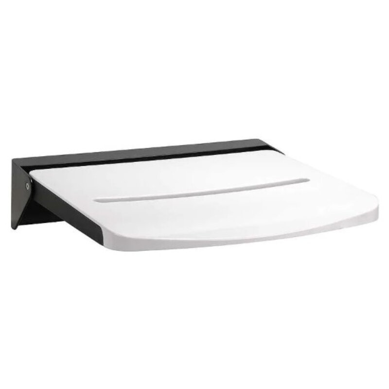 Изображение товара Откидное сиденье для душа Bemeta Help 347125010 белый черный для ванной комнаты