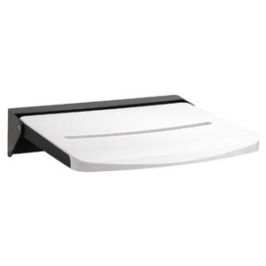 Изображение товара Откидное сиденье для душа Bemeta Help 347125010 белый черный для ванной комнаты