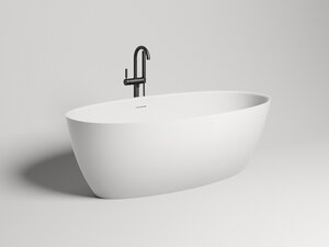 Изображение товара Ванна Salini Alda 101911SM 178 х 92 см, из искусственного камня S-Stone, белый матовый