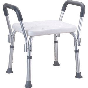 Изображение товара Сиденье для душа Bemeta Help 353125103 белый хром регулируемая высота