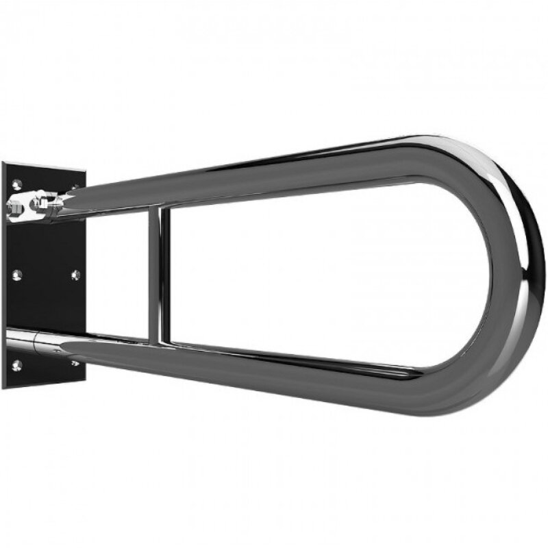 Изображение товара Поручень откидной Bemeta Help 301606321, 86.6 см, цвет хром глянец