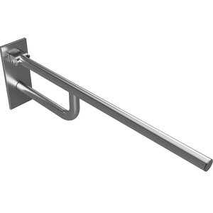 Изображение товара Откидной поручень Bemeta Help 76 см хром матовый, нержавеющая сталь