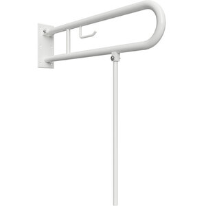 Изображение товара Откидной поручень Bemeta Help 301102284N из нержавеющей стали белый 82.9 см