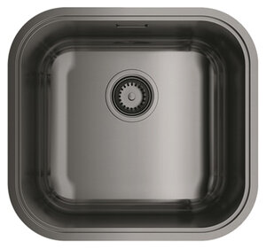 Изображение товара Мойка кухонная Omoikiri Omi 44-GM воронёная сталь, gunmetal (4993191)