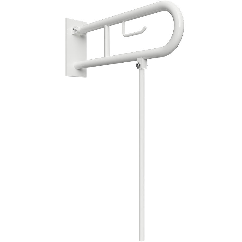 Изображение товара Откидной поручень Bemeta Help 301407283N из нержавеющей стали 82.9 см белый