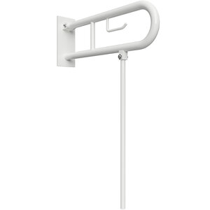 Изображение товара Откидной поручень Bemeta Help 301407303N из нержавеющей стали 76.6 см белый