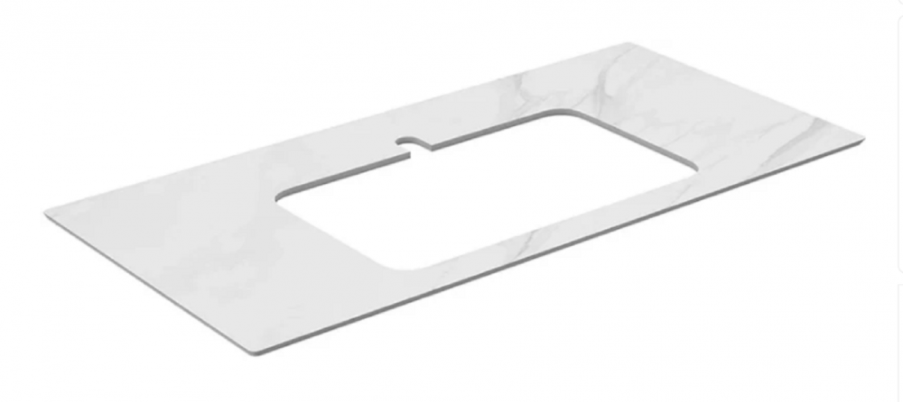 Изображение товара Столешница Kerama Marazzi Монте Тиберио 100x48 см из керамогранита серого цвета