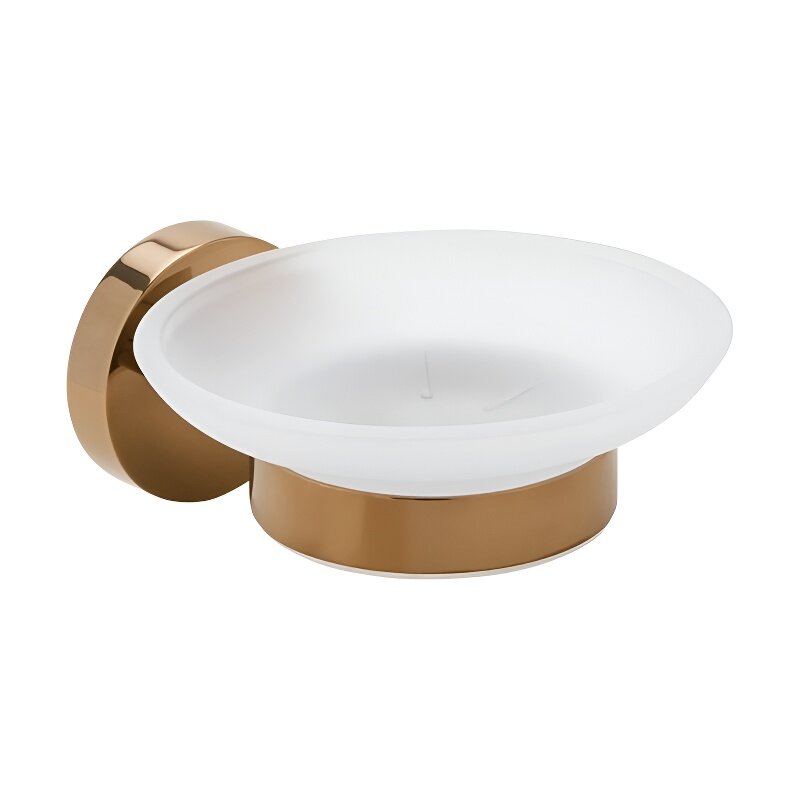 Изображение товара Мыльница Bemeta Coral 158108042, PVD-покрытие, медное золото глянцевое