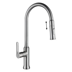 Изображение товара Смеситель для кухонной мойки BelBagno BB-LAM38-IN, цвет сатин