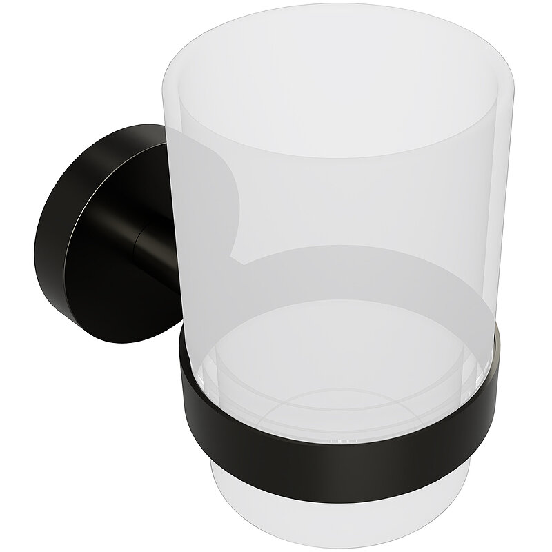 Изображение товара Стакан для зубных щеток Bemeta Graphit 156110012, антрацит матовый