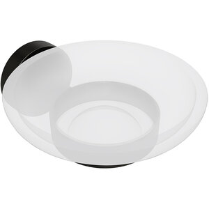 Изображение товара Мыльница Bemeta Graphit 156108042 11 х 10.5 х 5.5 см настенная, антрацит матовый