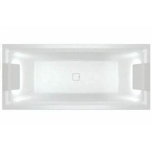 Изображение товара Акриловая ванна Riho Still Square B099005005, 180 x 80 см, подголовники с LED-подсветкой с двух сторон, цвет белый