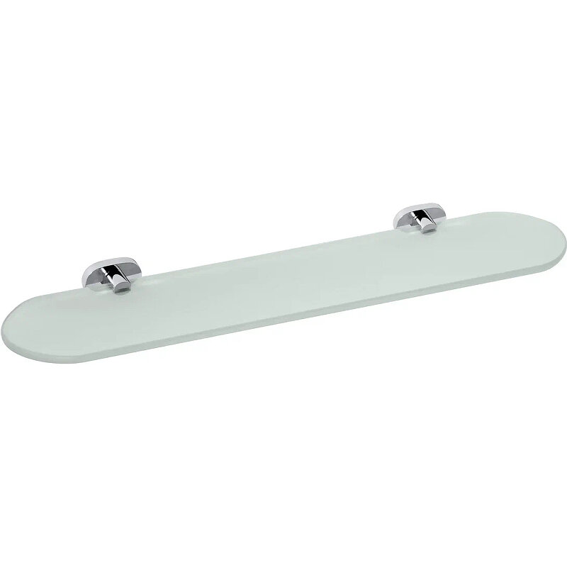 Изображение товара Полка стеклянная Bemeta Oval 118402031, 52 см, хром Изображение товара Полка стеклянная Bemeta Oval 118402031, 52 см, хром