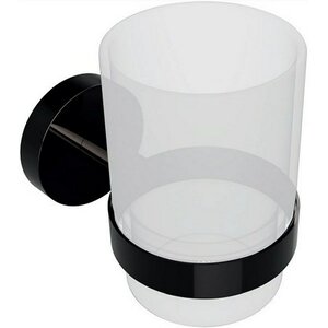 Изображение товара Стакан для зубных щеток Bemeta Hematit антрацит глянец настенный