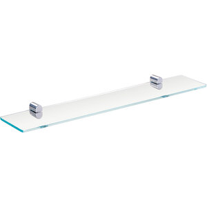 Изображение товара Стеклянная полка Bemeta Organic 157102241 60 см, хром
