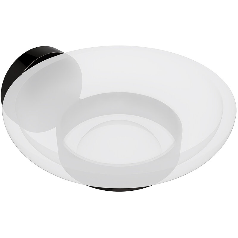 Изображение товара Мыльница Bemeta Hematit 159108042, настенная, антрацит глянцевый