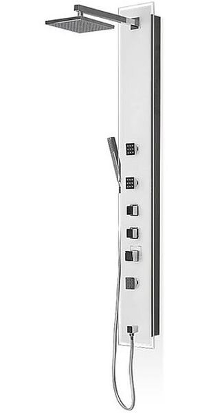 Изображение товара Душевая панель Roth Luce Kvadro с гидромассажем и хромовым покрытием