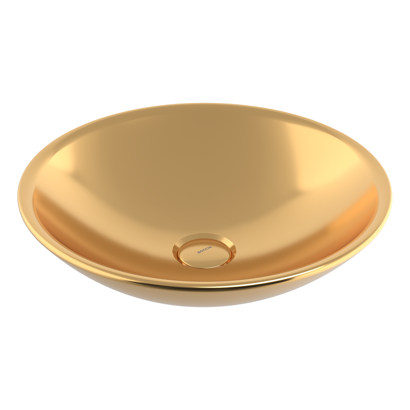 Изображение товара Раковина Bocchi Venezia 1120-402-0125 40 см фарфор золото накладная