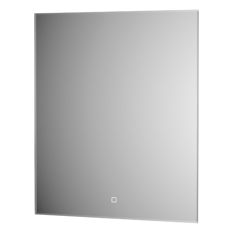 Изображение товара Зеркало Defesto Glow DF 2506S, 60 x 70 см, с подсветкой, сенсорный выключатель, цвет белый