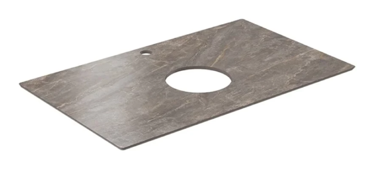 Изображение товара Столешница Kerama Marazzi Plaza Classic Парнас 80 см керамогранит пепельный лаппатированный