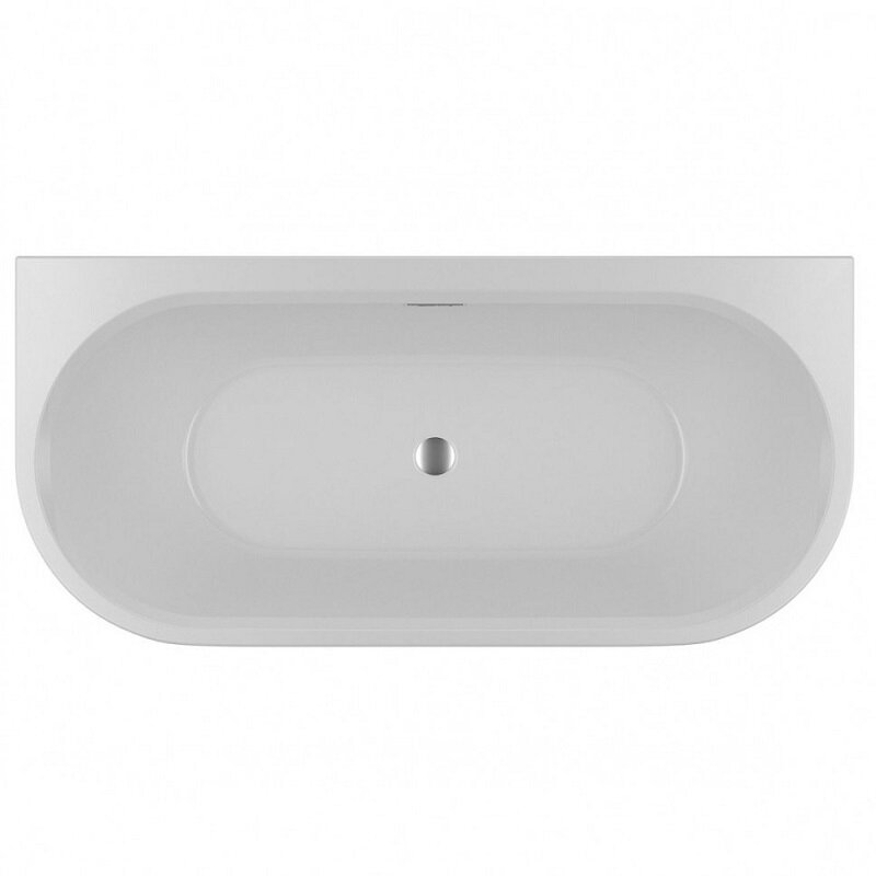 Изображение товара Акриловая ванна Riho Desire BACK2WALL Velvet с подсветкой 184x80 см белый матовый