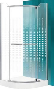 Изображение товара Душевой уголок Roth Project Solution, Austin/900 Print,  90 х 90 х 195 см, стекло прозрачное, с полотенцедержателем