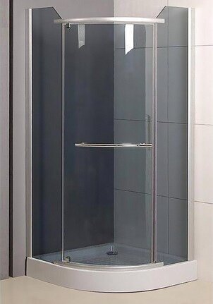Изображение товара Душевой уголок Roth Project Solution, Denver/800 Rauch, 80 х 80 х 195 см, стекло тонированное, с полотенцедержателем