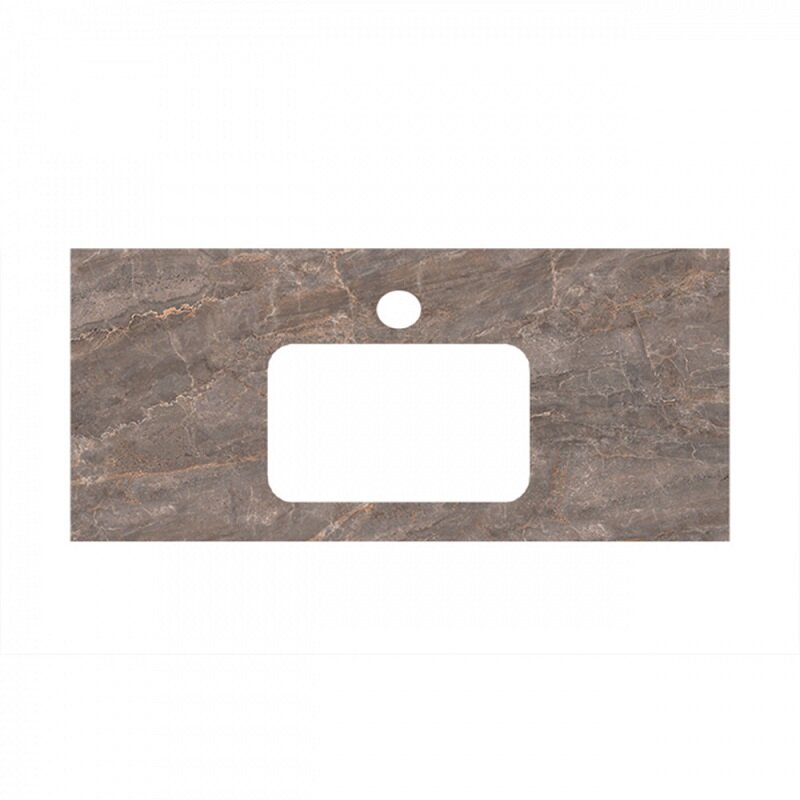 Изображение товара Столешница Kerama Marazzi Plaza Classic Парнас PL2.VT280.100T, 100 см, керамогранит, цвет пепельный лаппатированный