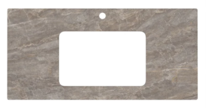 Изображение товара Столешница Kerama Marazzi Plaza Classic Парнас PL3.VT280.100T, 100 см, керамогранит, цвет пепельный лаппатированный