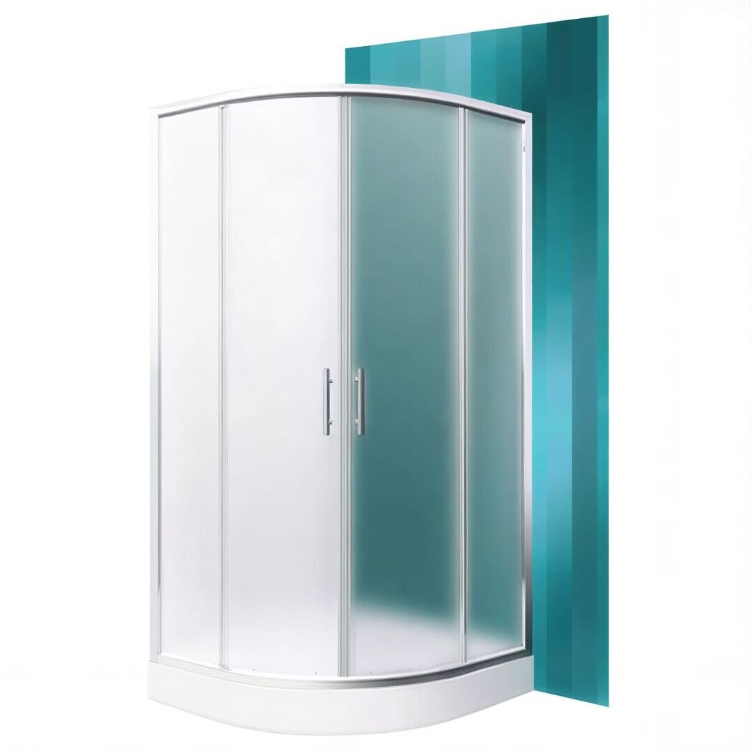 Изображение товара Душевой уголок Roth Houston Neo 80x80x190 см матовое стекло 4 мм Изображение товара Душевой уголок Roth Houston Neo 80x80x190 см матовое стекло 4 мм