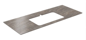 Изображение товара Столешница Kerama Marazzi Plaza Classic Neo Парнас PL2.VT280.120T, 120 см, керамогранит, цвет пепельный лаппатированный