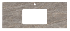 Изображение товара Столешница Kerama Marazzi Plaza Classic Neo Парнас PL3.VT280.120T, 120 см, керамогранит, цвет пепельный лаппатированный