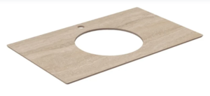 Изображение товара Столешница из керамогранита Kerama Marazzi Rialto 80 см песочный для ванны