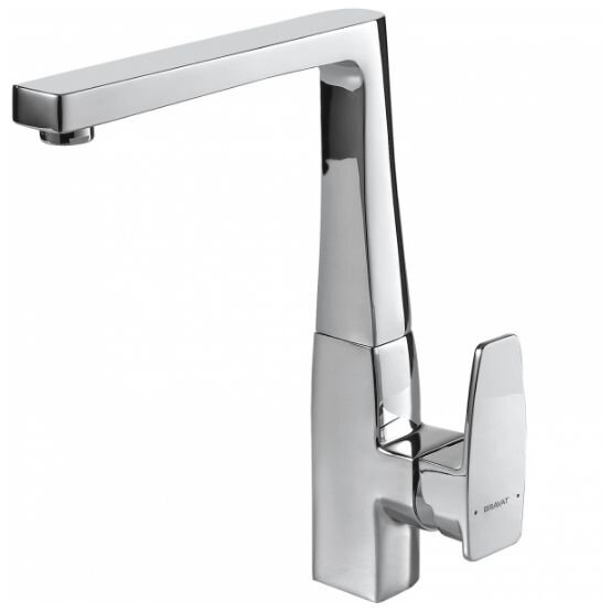 Изображение товара Смеситель для кухни Bravat Riffle F772106C с поворотным изливом хром Германия