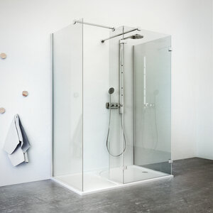 Изображение товара Душевой уголок Roth Walk in Line E 150x90 см прозрачное стекло алюминий хром