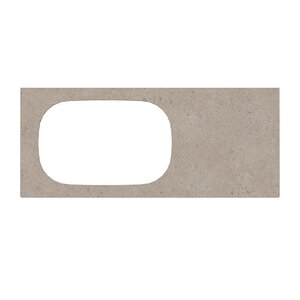 Изображение товара Столешница kerama Marazzi Magica Риккарди 120 см бежевый матовый для ванной