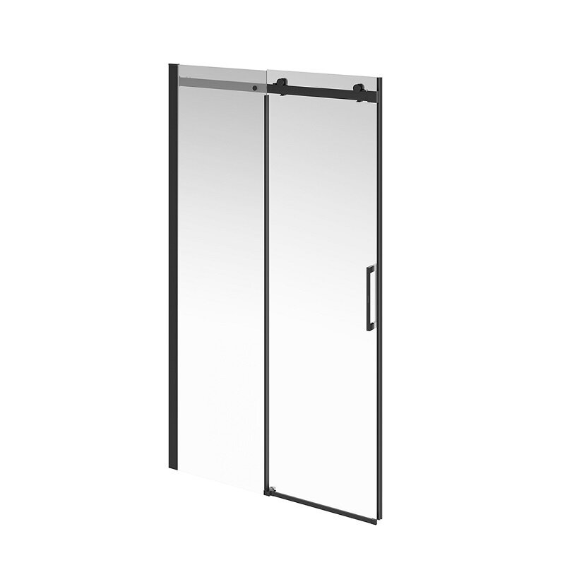 Изображение товара Душевая дверь Kerama Marazzi Cristallo/Кристалло CT.120.SD.BLK.M, 120 х 210 см, стекло прозрачное, профиль черный матовый Изображение товара Душевая дверь Kerama Marazzi Cristallo/Кристалло CT.120.SD.BLK.M, 120 х 210 см, стекло прозрачное, профиль черный матовый