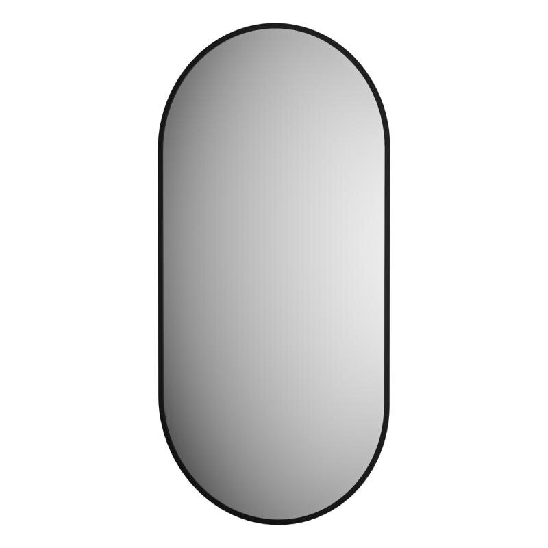 Изображение товара Зеркало Defesto Aura DF 2924, 50 x 100 см, с LED-подсветкой, без выключателя, нейтральный белый свет, рама черная