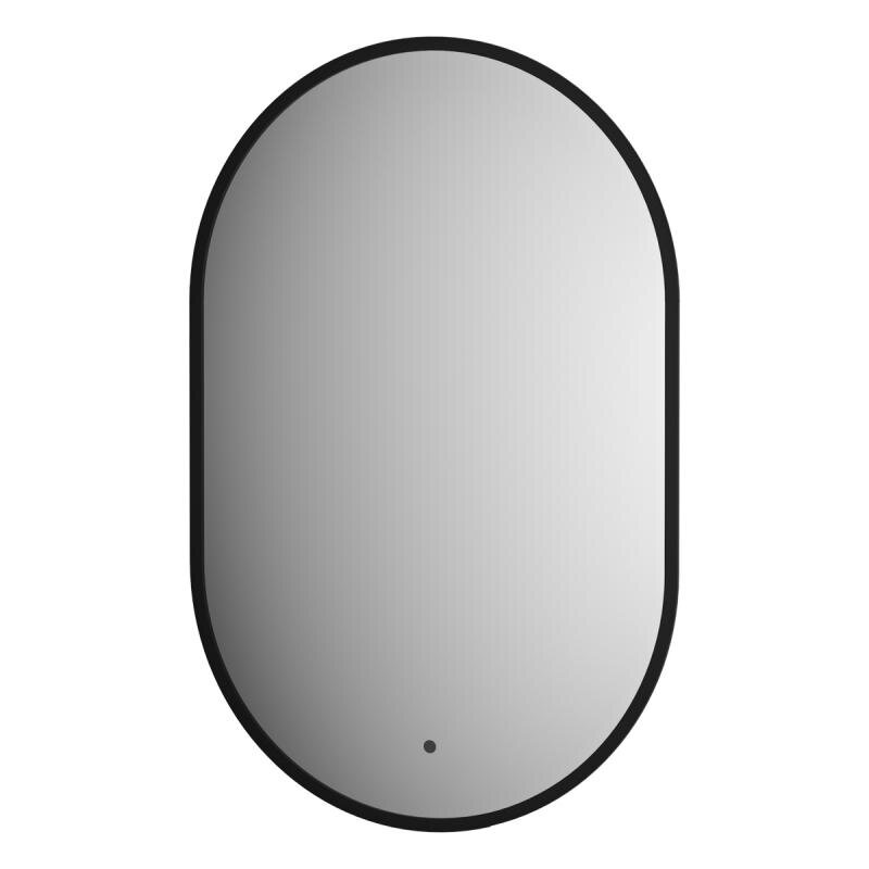Изображение товара Зеркало Defesto Aura DF 2931R, 40 x 60 см, с LED-подсветкой, инфракрасный выключатель, теплый белый свет, рама черная