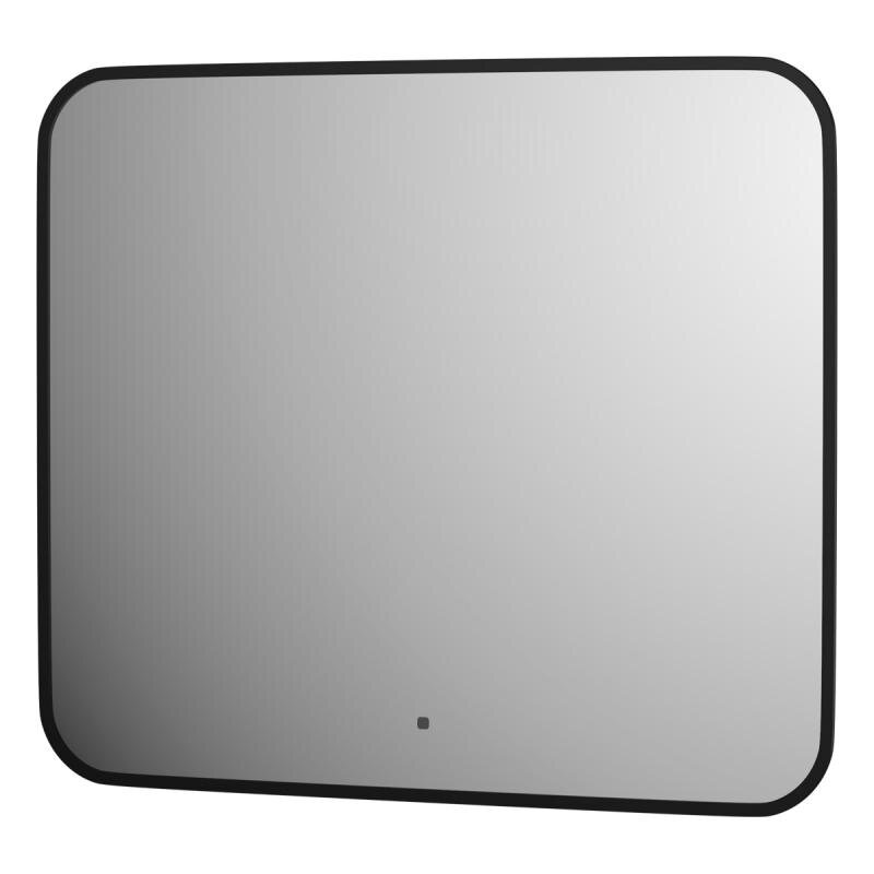 Изображение товара Зеркало Defesto DF 2966RH с LED-подсветкой, 70x60 см, ИК-диммер, черная рама
