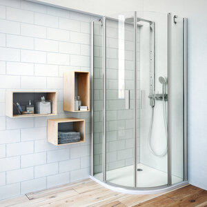 Изображение товара Душевой уголок Roth Tower Line TR2/900 90х90 см стекло прозрачное профиль алюминий