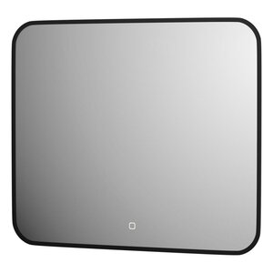 Изображение товара Зеркало Defesto Aura DF 2966SH, 70 x 60 см, с LED-подсветкой, сенсорный выключатель, нейтральный белый свет, рама черная