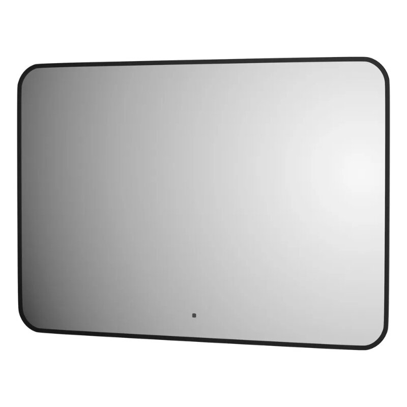 Изображение товара Зеркало Defesto Aura DF 2969RH, 100 x 70 см, с LED-подсветкой, инфракрасный выключатель, нейтральный белый свет, рама черная