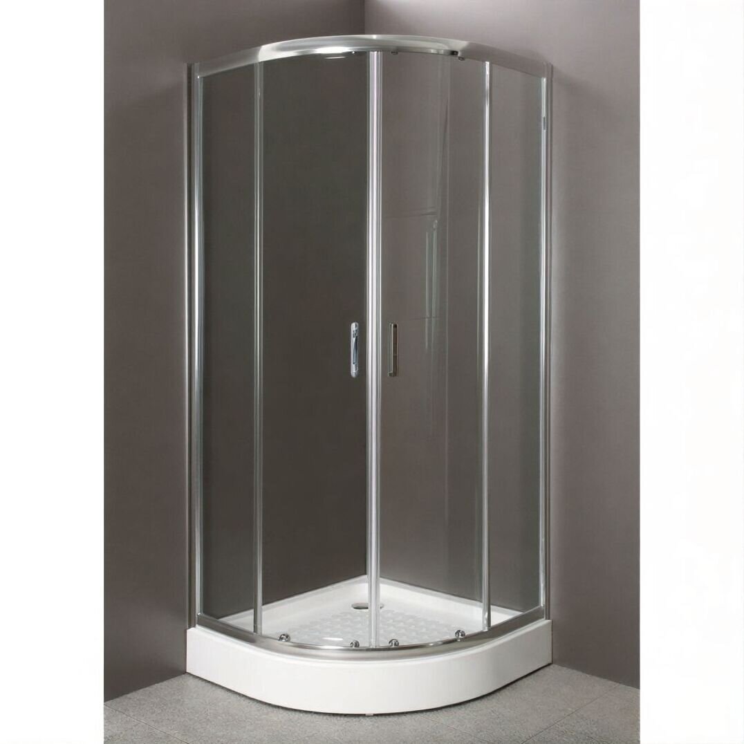 Изображение товара Душевой уголок BelBagno Uno UNO-R-2-80-C/P-Cr, 80 х 80 x 185 см, стекло прозрачное/рифленое, профиль хром Изображение товара Душевой уголок BelBagno Uno UNO-R-2-80-C/P-Cr, 80 х 80 x 185 см, стекло прозрачное/рифленое, профиль хром